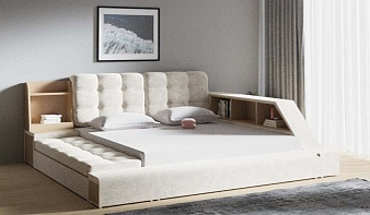 Двуспальные угловые кровати с боковой спинкой в магазине “Anrie Moretti”