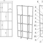 Схема сборки Стеллаж Бести 1 BMS