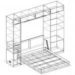 Схема сборки Шкаф-кровать с диваном Дана BMS