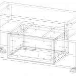Чертеж Журнальный столик ЖС №3 BMS