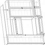 Схема сборки Мебельная стенка Светлана 3 BMS