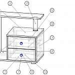 Схема сборки тумбы атл 03