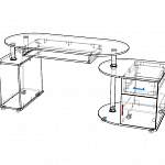 Схема сборки Стол письменный Эста 7 BMS
