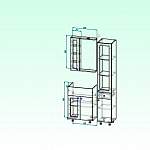 Схема сборки Мебель для ванной Лючия 2 BMS