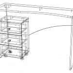 Схема сборки Стол с тумбой Выбор-8 BMS