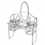 Схема сборки Макияжный стол Арина-1 BMS