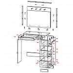 Схема сборки Туалетный столик с подсветкой Дарина BMS