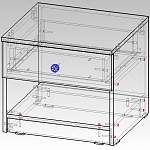 Схема сборки Прикроватная тумба Люсси BMS