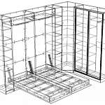 Схема сборки Шкаф-кровать с диваном Марио 37 BMS