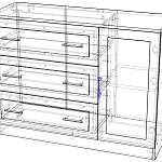 Схема сборки Комод Дженни Стекло BMS