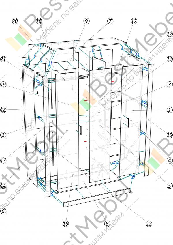 Как собрать шкаф стоя фото - DelaDom.ru