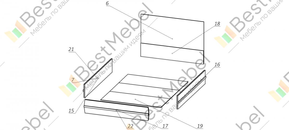 Кровать лагуна 5 св мебель схема сборки