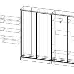 Схема сборки Шкаф-купе Милат BMS