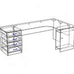 Схема сборки Стол офисный угловой Эми 4 BMS